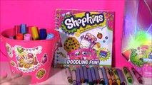 Shopkins Coloring BOOK! Markers & Crayons COLORING FUN DLish Donut ! 24 Exclusives!
