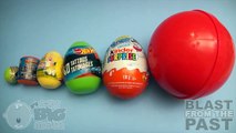 Surprise Eggs Learn Sizes from Smallest to Biggest! Opening Eggs with Toys, Candy and Fun! Part 31