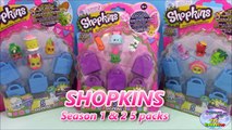 SHOPKINS Season 1 & 2 5 Packs The Hunt For Limited Edition - Surprise Egg and Toy Collector SETC