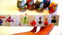 Kinder Surprise Eggs with Wonderful Toys. Яйца киндер сюрприз видео.