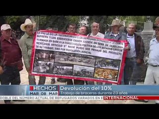 Amparo para campesinos del programa "Bracero"