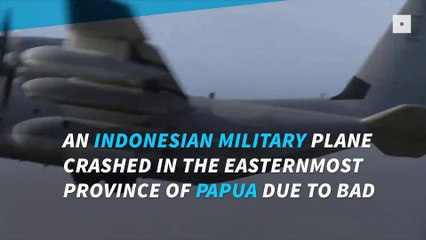 Indonesian military plane crash kills 13