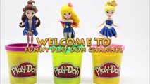 Princess Disney play doh dress up - Play dough create video for Kid| Play doh princess dresses