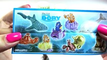 Kinder Surprise Eggs Opening Finding Dory Edition 2016 - Eggs and Toys TV