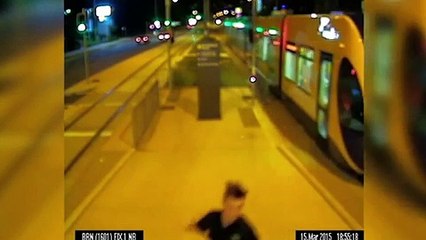 Police release near misses on Gold Coast's light rail track