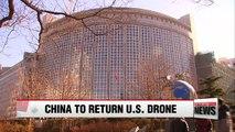China agrees to return the U.S. research drone they captured last week