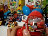 Kinder Surprise Eggs Disney Cars 2 Eggs Lightning McQueen Easter toys