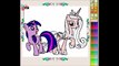 My little Pony Twilight Sparkle Princess Candice/Cadance Coloring Game. MLP Coloring Pages for kids