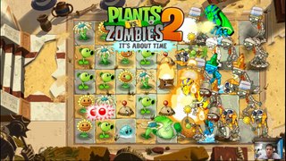 Plants vs. Zombies 2- It's About Time - Gameplay Walkthrough #1 - XQGames's House Day 4