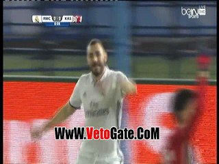 "بنزيما" يتقدم بالهدف الاول لـ ريال مدريد فى كاشيما انتلرز