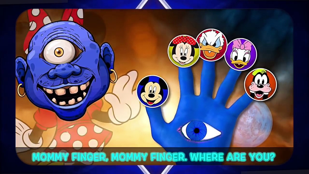 Mickey Mouse Superhero, Robot and Monster Masks Finger Family Songs