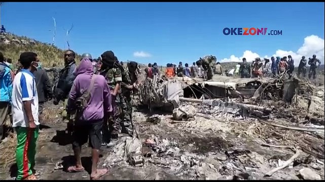 Situasi Terkini Lokasi Jatuhnya Pesawat Hercules C-130
