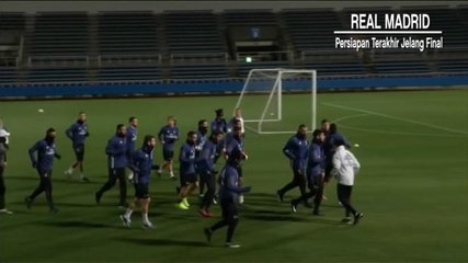 VIRAL: Sepakbola: Latihan Terakhir Madrid Jelang FInal Piala Dunia Antar Klub