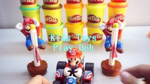 3 Mario with Car By KidsToys, Play Doh,トイズ,おもちゃキッズ,Игрушки Дети,兒童玩具,
