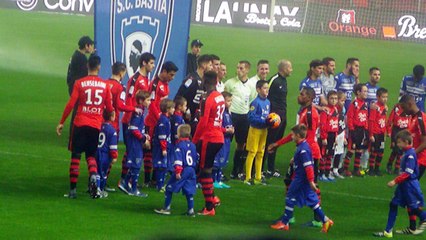 17/12/16 : SRFC-SCB : entrée des équipes