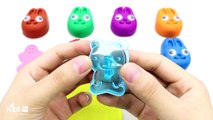 Learn colors! Play Doh Rabbit Animal Molds Fun & Creative to Learn Colors for Kids