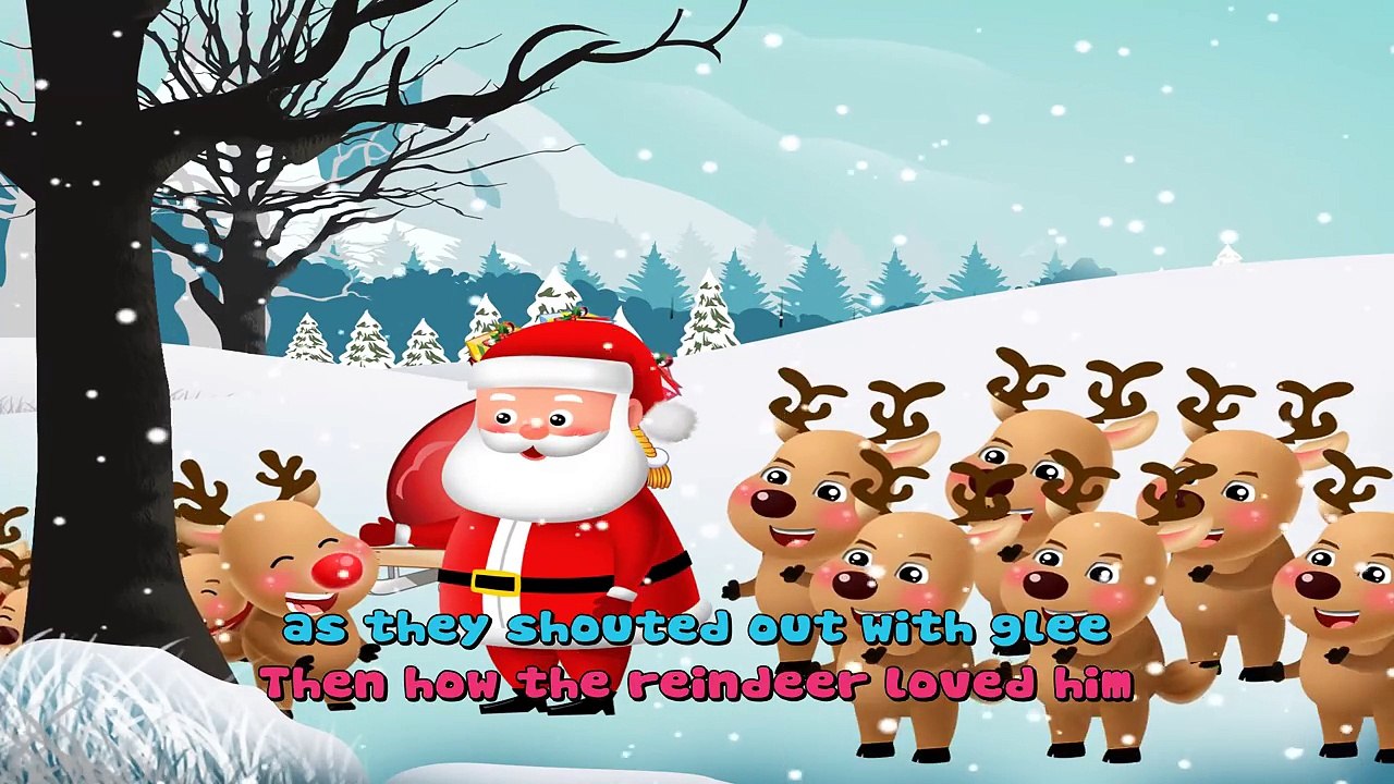 Rudolph The Red Nosed Reindeer Song for Children Karaoke
