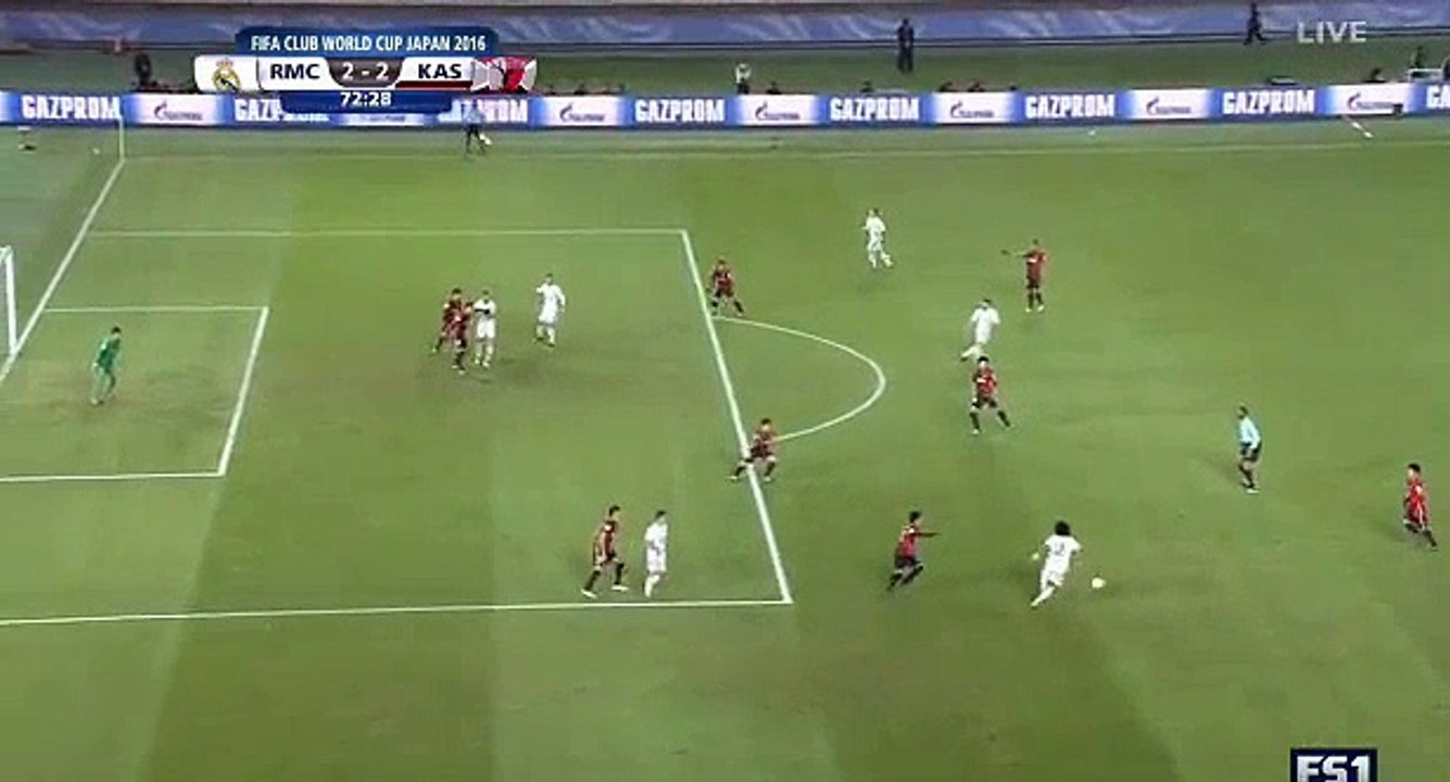 Cristiano Ronaldo disallowed goal offside  - Real Madrid 2 - 2 Kashima - FIFA Club World Cup - 18.12.2016