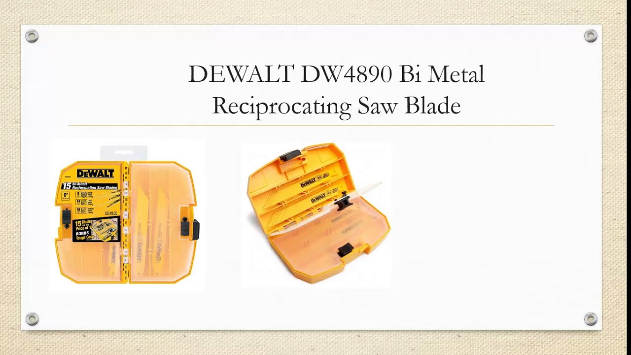 Best Reciprocating Saw Blades Reviews