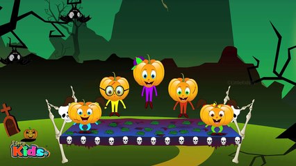 Five Little Pumpkins | Halloween Songs for Children | Little Kids Tv