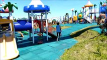 Outdoor Playground Fun for Children - Family Park with Slides, Disney Mickey Mouse