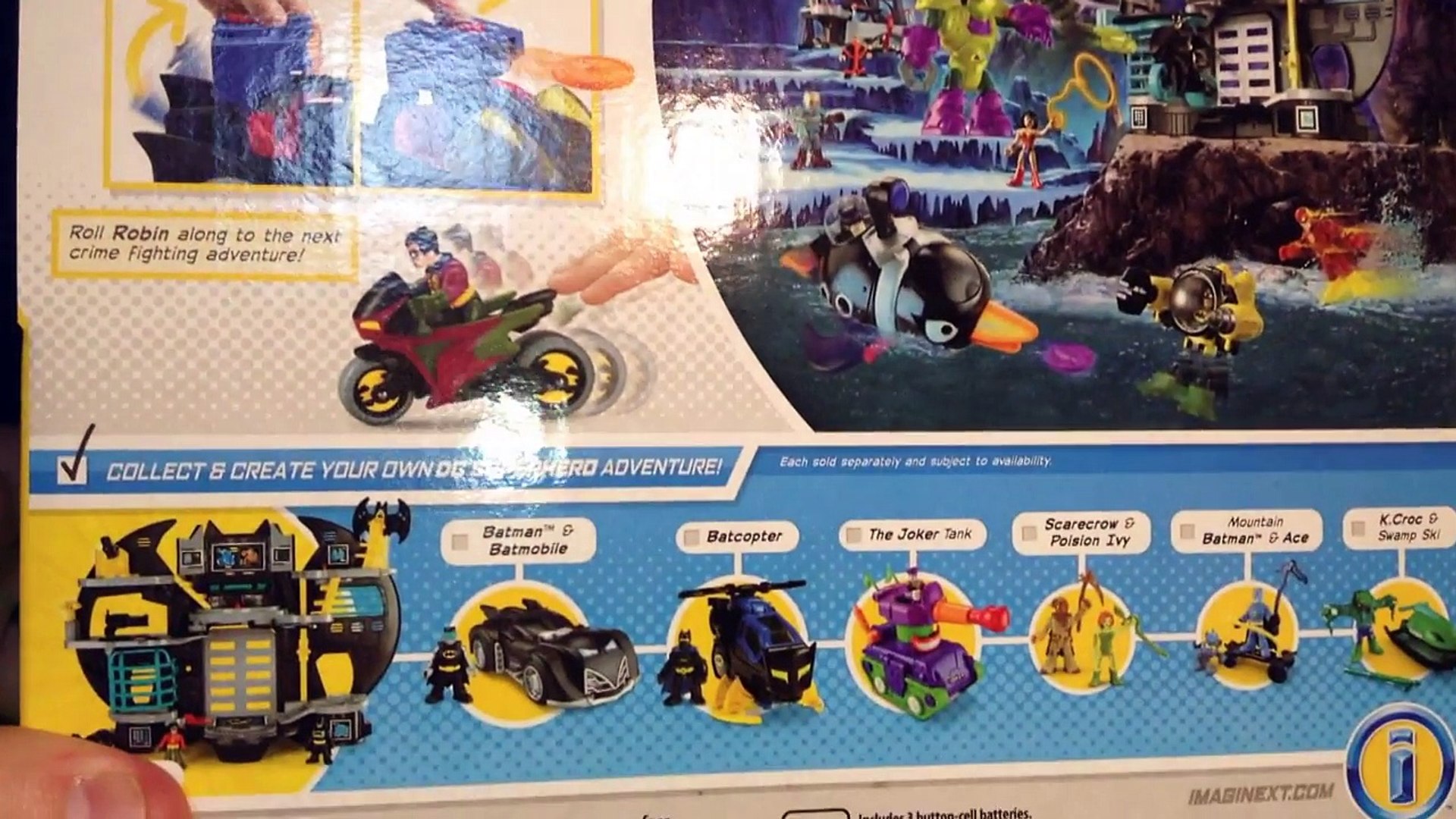 imaginext batmobile and cycle