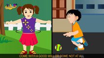 Boys And Girls Come out to Play | Childrens Nursery Rhyme With Lyrics | English Nursery Rhymes