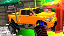 MONSTER TRUCKS COLORS & SPIDERMAN COLORS Nursery Rhymes