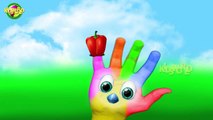 Capsicum Cartoon Finger Family Nursery | Finger Family Rhymes | Kids World | Finger Family Rhymes