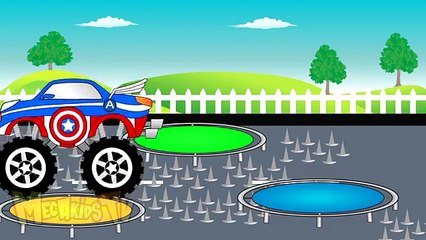 Truck Compilation 2 - Monster Trucks For Children - Mega Kids Tv