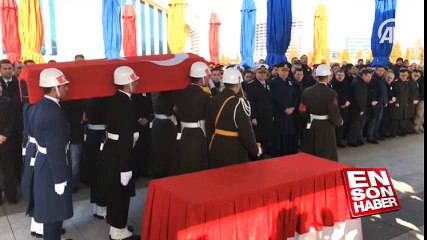 Liderler şehit cenazesinde bir araya geldi | En Son Haber