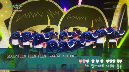 [ SEVENTEEN ] 붐붐 應援字幕 - 161216 Music Bank _ by Shining 17 Carat "