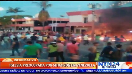 Iglesia católica emite contundente mensaje a los venezolanos y al gobierno en medio del caos social