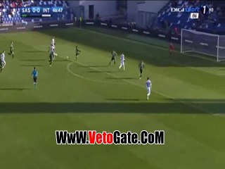 "انتر ميلان" يفوز بهدف فى شباك ساسولو
