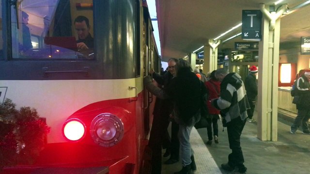 Départ de l'autorail caravelle d'Epinal