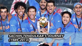 Sachin Tendulkar's Journey (1989-2013)