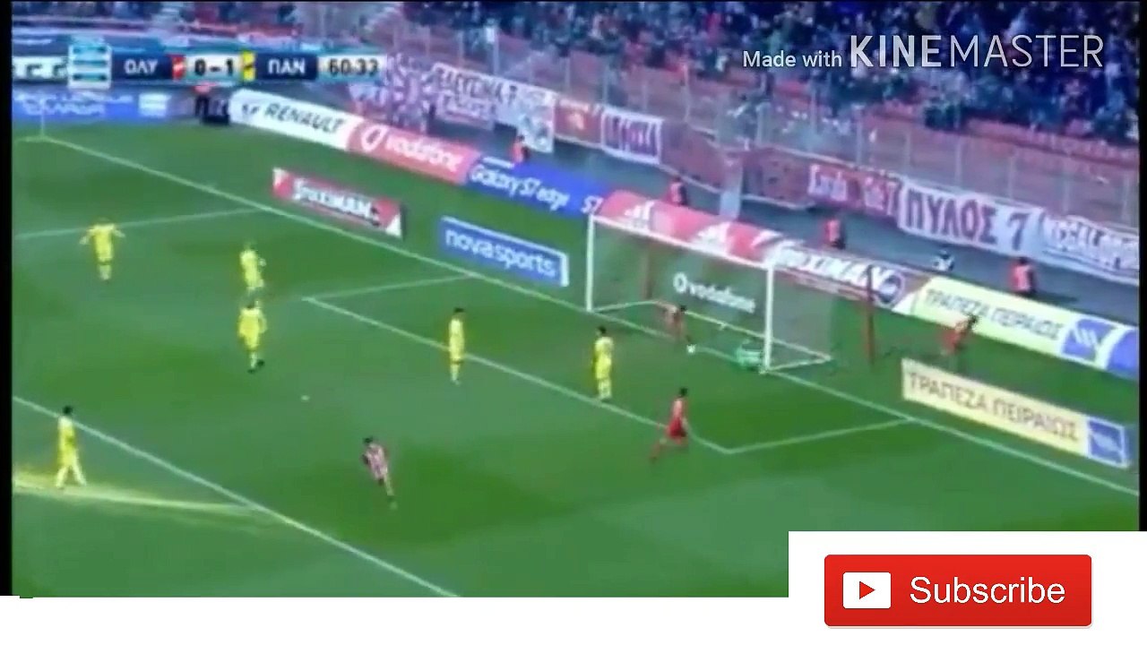 Ολυμπιακος Πειραιως vs Παναιτωλικος 1-1 seba goal  18-12-2016