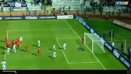 AdanaSpor-Kayserispor  Cem Özdemir'in Golü   2-1