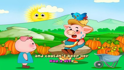 Peter Peter Pumpkin Eater Nursery Rhymes With Lyrics [4K Music Video]
