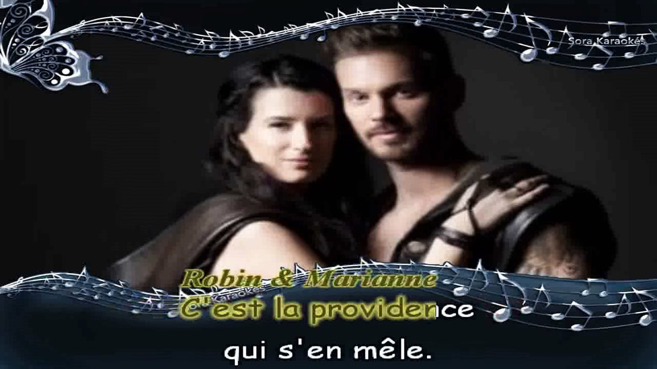 M Pokora et Stéphanie Bédard - La providence (Robin des bois) KARAOKE / INSTRUMENTAL