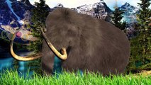 Mammoth Ancient Animals Finger Family Nursery Rhymes By KidsW