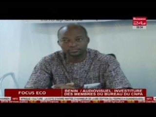 Business 24 /  Focus Eco  -  Benin / Audiovisuel :  Investiture des membres du bureau du CNPA