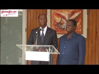 Nouvelle constitution/ Alassane Ouattara: " Je suis venu prendre conseils ..."