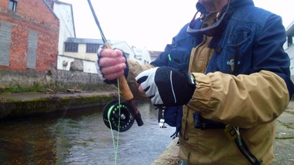 pêche a la mouche dan le sichon 2em categorie  a vichy  le 18/12/2016
