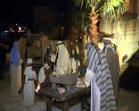 IL PRESEPE VIVENTE E IL CARRO MATERA 18-12-2016