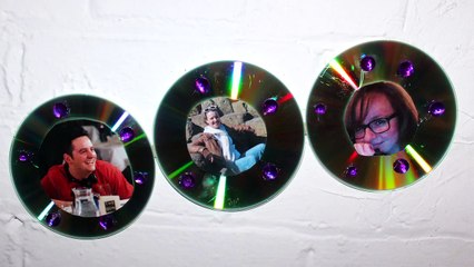 How To Make a Jewelled CD Photo Frame for Kids