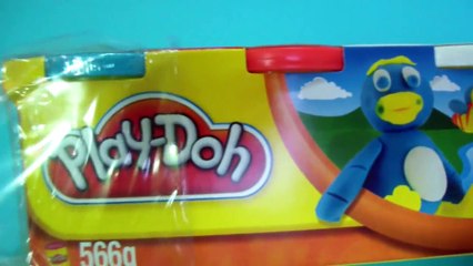 PLAY-DOH Four Red Yellow White Blue Colors, Massinhas 4 Cores | DisneyMagicToys