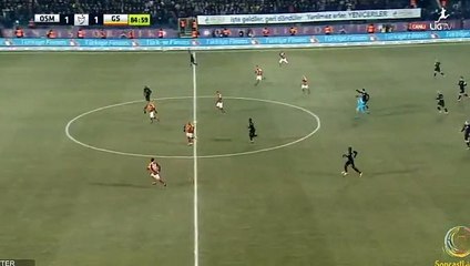 Pierre Webo Goal - Osmanlispor 2-1 Galatasaray 18.12.2016
