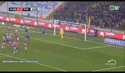 Ricardo van Rhijn Goal HD - Club Brugge KV 1-0 Kortrijk - 18.12.2016