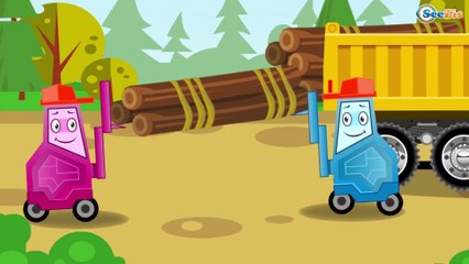 СБОРНИК: Веселые МАШИНКИ - Грузовичок На Строительной Площадке - Развивающие видео для детей